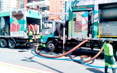 Cagece retira mais 430 toneladas de resíduos da rede coletora de Fortaleza