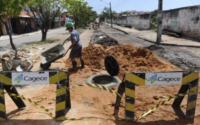 Três bairros de Fortaleza recebem melhorias nos sistemas de água e esgoto