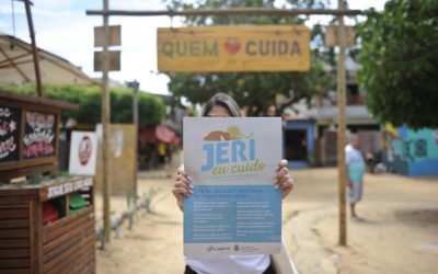 Cagece dá continuidade à campanha “Jeri, Eu Cuido” na Vila de Jericoacoara