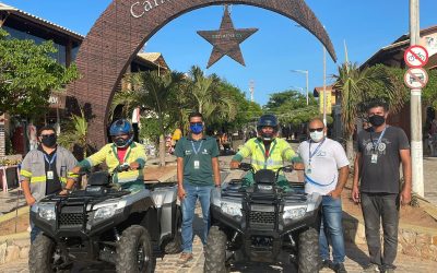 Em Canoa Quebrada, Cagece investe em quadriciclos para auxiliar nas atividades de campo