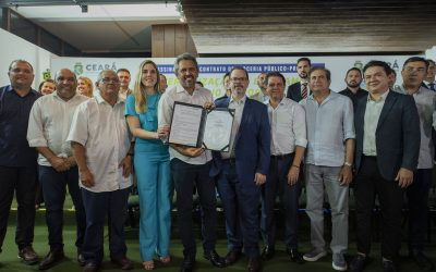 Governo do Ceará e Cagece assinam contrato para universalização do esgotamento sanitário em Fortaleza e outros 6 municípios